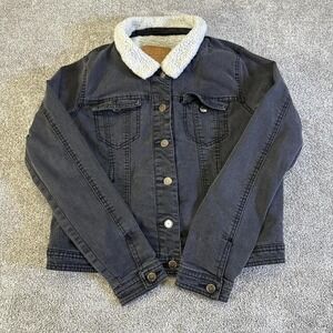 BBJ Los Angeles Distressed Cropped Jean Jacket Women's Trendy Denim